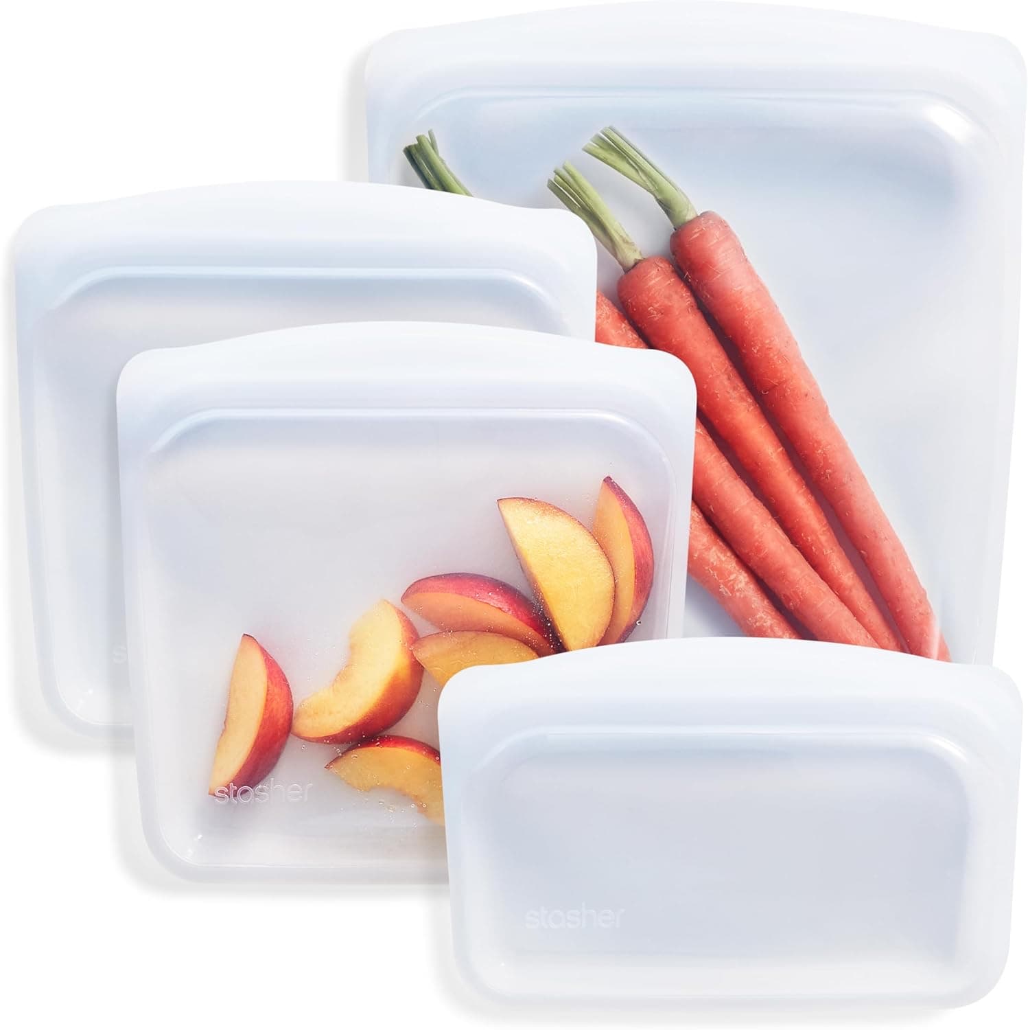 Stasher Reusable Bags 4-pack